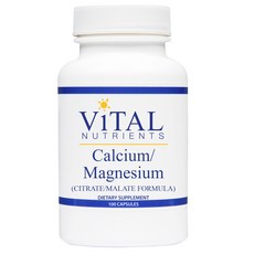 Vital Nutrients 鈣鎂蘋果酸膠囊, 100顆, 1個