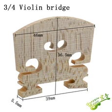쿠쿠스토어 유럽산 재료 바이올린 첼로 코드 피아노 브릿지 4/4 1/2 액세서리 제작, 07 3-4Three quarters