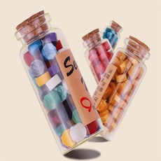 실링왁스 왁스씰 스탬프 왁스 실링 편지 인장 60알, 3실링왁스-벚꽃레드, 1개