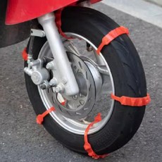 오토바이 케이블타이 스노우체인 1P