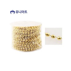 MB7 롤체인줄 8022 금색 원형비즈