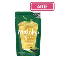 대호)말차 파우치음료, 40개, 320ml