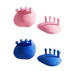 足弓訓練器揉腿神器，腳趾足底腿部肌肉鍛鍊，腿部美體輔助健身按摩器, 升級加厚：足弓訓練器【左+右】2只裝/藍