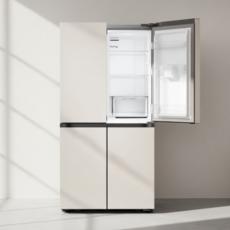 [으뜸효율] 삼성전자 비스포크 AI 냉장고 1등급 4도어 902L 대용량 푸드쇼케이스, RM70F90M1GD