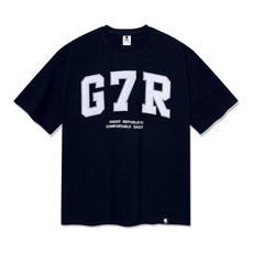 고스트리퍼블릭 G7R 아치드 오버핏 반팔티 GT-336