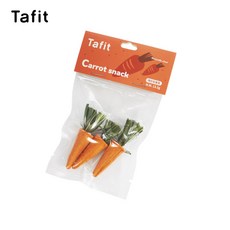 Tafit 타핏 당근 이갈이 3개입 /햄스터 이갈이 간식 토끼 기니피그 간식, 1개