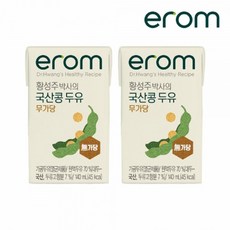 [24팩] 무가당 두유 이롬 황성주 박사의 국산콩 140ml