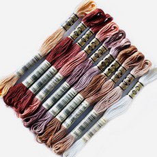 [청라핸즈] DMC 자수실 25번 면사 25번사 8M (3856~3865), 3856 번, 1개