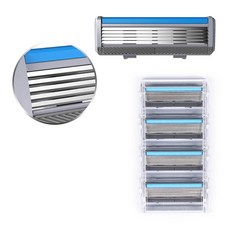 와이즐리 호환 엣지웰 독일 Flowell 5+1중 면도날 4개