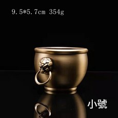 黃銅仿古獅頭香爐擺飾, 缺貨故宮缸 小號
