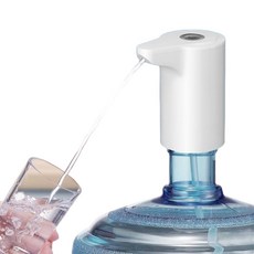 電動自吸抽水器 便攜USB充電飲水機 快速出水, 白色, 1個, 1ml