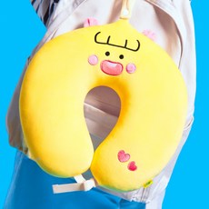 카카오프렌즈 쬬르디 목베개뽀짝쬬, NONE