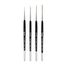 【時代中西畫材】馬可威 Macro Wave 純貂長鋒拉線水彩筆 AR26 適用水彩/壓克力/廣告顏料/國畫, 1個, #0