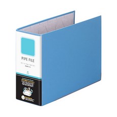 [오피스디포] 양면개폐형 파이프바인더 가로형 PB8875-7A 10cmx70mm 청색 문화산업, 상세 설명 참조