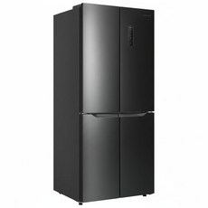 쿠잉전자 글램 글라스 대용량 418L 양문형 4도어 냉장고 방문설치, MD405D