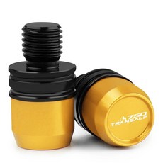 오토바이 알루미늄 후면보기 미러 구멍 플러그 나사 캡, 1개, 4. 금