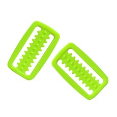 2Pcs 스쿠바 다이빙 웨이트 벨트 키퍼 유니버설 웨이트 벨트 키퍼 리테이너 슬라이더 다이빙 웨빙 벨트 슬라이드 스토퍼, Fluorescent Green