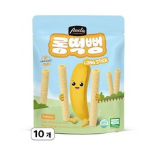 아넬라 유기농 롱떡뻥, 바나나맛, 30g, 10개