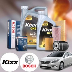 쏘나타(LF)(15.07~) 1.6(터보) 가솔린 킥스 GX5 SQ 5W30 엔진오일필터세트 4Liter