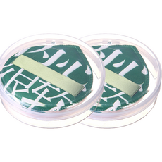 옥그라미 케이스 증정 XL 애기궁둥이퍼 모찌 파운데이션 쫀득 쿠션 엉덩이퍼프, 2개, 그린