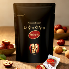 대호한끼 대추호두말이 왕대추 자연간식 개별포장, 90g, 1개