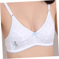 웍스비 나노실버 노와이어 A컵 2단계 주니어 브라팬티 세트 여아브라