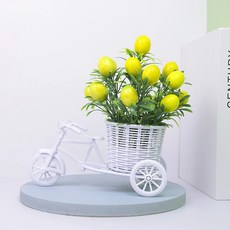 꽃 장식 등나무 바구니 삼륜 자전거 모델 홈 가든 웨딩 파티 로맨틱, A3, 5. A3