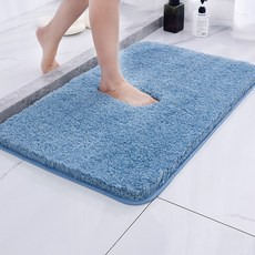 애플민트 빨아쓰는 호텔 주방 욕실 먼지없는 부드러운 발매트, 7.아쿠아블루