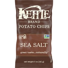 케틀브랜드 포테이토 칩 씨 솔트, 142g × 1개, 1개