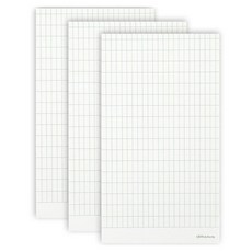 페이퍼리안 리스트 투 리브바이 메모패드, 그리드, 3개, 80개입