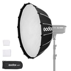Godox S65T 65cm(25.6인치) 우산 소프트박스 그리드 (소프트박스 104.9cm(41.5인치)), 33.5"