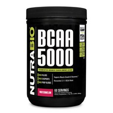 NUTRABIO BCAA 5000 西瓜無麩質素食, 1個, 380克