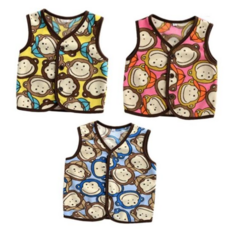 한국생산 원숭이친구들 아기수면잠옷 아동 수면조끼 302962