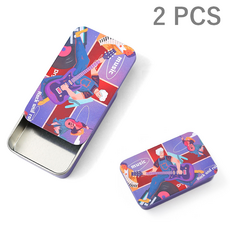 BGM 기타 피크 보관함 케이스 2개