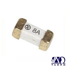 유리관휴즈 자동차퓨즈 100PCS 250V 1808 2410 6125 SMD 시간 지연 퓨즈 1A 2A 3A 4A 5A 6A 7A 8A 9A 10A, [04] 8A