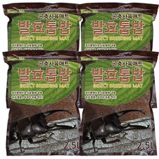 벅스앤미 곤충용 발효톱밥 2.5L, 4개