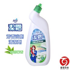 潔霜芳香浴廁清潔劑 綠茶馨香 750g 馬桶清潔 浴缸清潔 台灣製造, 1個