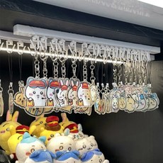 민타 키링걸이 키링 진열대 키링 거치대 진열 보관, 1개, 30CM(20후크)