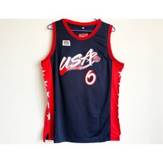 NBA 미국 드림팀 6번 앤퍼니 하더웨이 유니폼 농구 상의