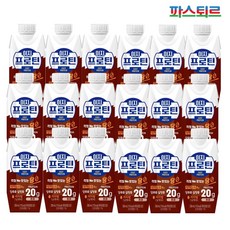 파스퇴르 이지프로틴 저당 초코, 250ml, 18개