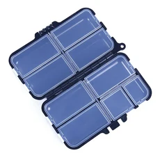 대용량 낚시 장비 보관함 12칸 9개 플립 커버 휴대용 다기능 루어 가방 (바다 낚시용), 02 S 1pcs 11X6X3.5cm-60