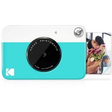 KODAK Printomatic 풀 컬러 즉석 인쇄 디지털 카메라 Zink 2x35.1x7.5cm 스티커 뒷면 사진 용지 5MP 휴대용 생일 크리스마스 공휴일 블랙을 위한, Blue, Camera