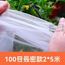 加厚防蟲網 農用網 果樹網 防鳥網 紗窗網, 100目最密款2X5米