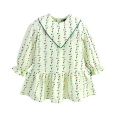 moimoln 花朵條紋連衣裙 M211OPG38P