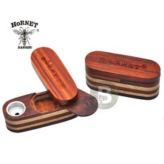 BALI Hornet 摺疊暗箱存藏木質煙斗 - 便攜口袋款木頭菸斗, 1個