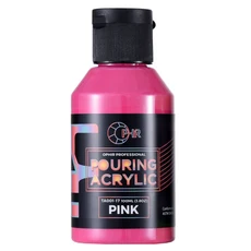 막붓 아크릴 푸어링 페인트 수성 고유량 아트 공급 36 가지 색상 100ml/병, 17 PINK, 1개