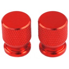 킹콩 타이어 밸브캡 레이저 가공 자동차 오토바이 공용, 레드, 2개