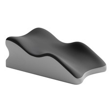 Youchen 역류방지 경사베개 속편한 베개 다기능 허리 등받이쿠션 자세교정 경추목베개 엎드려 베개 웨지필로우 쿠션 배개 성형 베개, 1개, 블랙