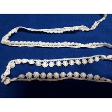 1롤14~15마 인견 콩알레이스 8미리 10미리 마감레이스 장식레이스, 10미리콩알, 1개