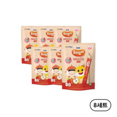 요미요미 유기농 롱롱뻥 아기 과자, 사과맛, 24g, 48개